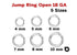 Sterling Silver 18 GA Open Jump Ring, (SS/JR18/O)